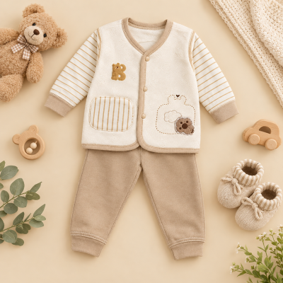 Baby Boy Full Sleeves Winter Suit